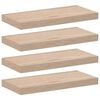 vidaXL Schweberegale 4 Stk. 50x23,5x4 cm Holzwerkstoff