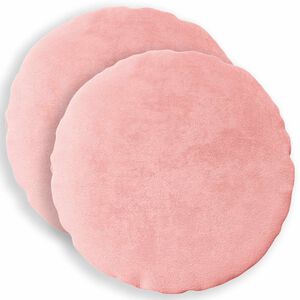 vidaXL Kissenbezug 2 pcs HEERLEN Rosa &Oslash; 30 cm Flanell