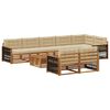 vidaXL Outdoor-Sofagarnitur 9 stk.