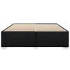 vidaXL Bettgestell ohne Matratze Schwarz 180x200 cm Stoff