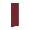 vidaXL Plissee Bordeauxrot 50x150 cm Stoffbreite 49,4 cm Polyester