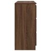 vidaXL Sideboard Braun Eichen-Optik 100x35x76 cm Holzwerkstoff