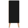 vidaXL Sideboard Schwarz 60x30x72 cm Holzwerkstoff