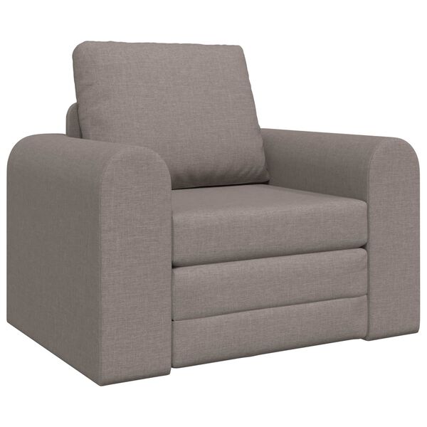vidaXL Schlafsofa Taupe 98 x 71 x 83 cm Stoff