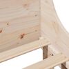 vidaXL Massivholzbett ohne Matratze 150x200 cm Kiefernholz