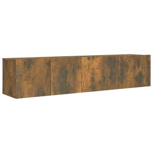 vidaXL 2-tlg. TV-Schrank-Set R&auml;uchereiche Holzwerkstoff