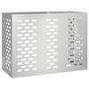 vidaXL Klimaanlagenabdeckung Silber 110 x 50 x 80 cm Edelstahl