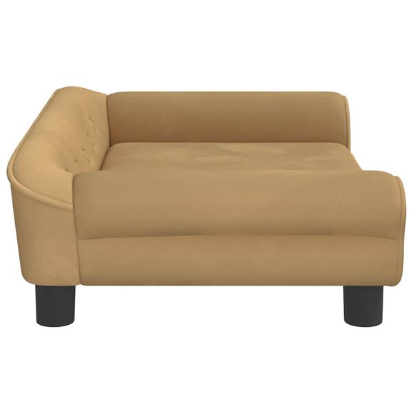 vidaXL Kindersofa Braun 70x45x26 cm Samt