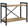 vidaXL B&uuml;cherregal 60 x 30 x 50 cm Holzwerkstoff Artisan-Eiche