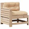 vidaXL 5-tlg. Garten-Lounge-Set mit Kissen Massivholz Kiefer