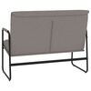 vidaXL Sitzbank Taupe 100x64x80 cm Stoff