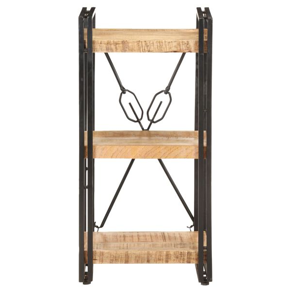 vidaXL B&uuml;cherregal 3 F&auml;cher 40x30x80 cm Mango Massivholz