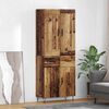 vidaXL Highboard Altholz 69,5 x 34 x 180 cm Holzwerkstoff
