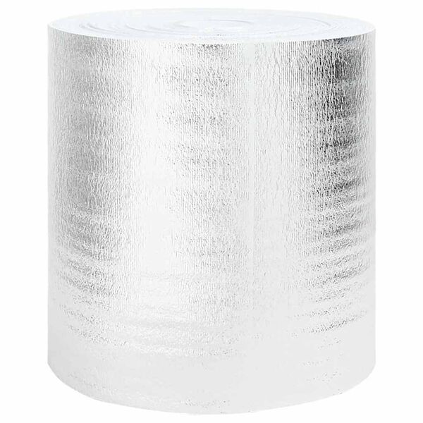 vidaXL Heizkörper-Reflektorfolie Silber 0,5 x 25 m Aluminium