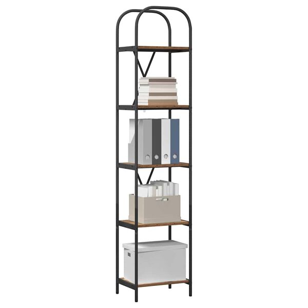 vidaXL B&uuml;cherregal Altholz 40 x 30 x 183 cm Holzwerkstoff