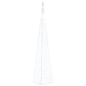 vidaXL LED-Leuchtkegel Acryl Deko Kaltwei&szlig; 90 cm