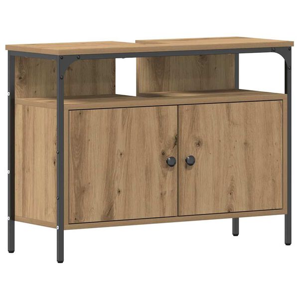 vidaXL Waschbeckenschrank Artisan-Eiche 80 x 30 x 60 cm Holzwerkstoff