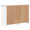 vidaXL Sideboard BODO Weiß 115,5x44x80 cm Massivholz Kiefer