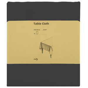 vidaXL Tischdecke 5 stk. Rechteckig Dunkelgrau 140 x 160 cm Polyester