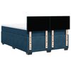 vidaXL Boxspringbett mit Matratze Blau 160x200 cm Samt