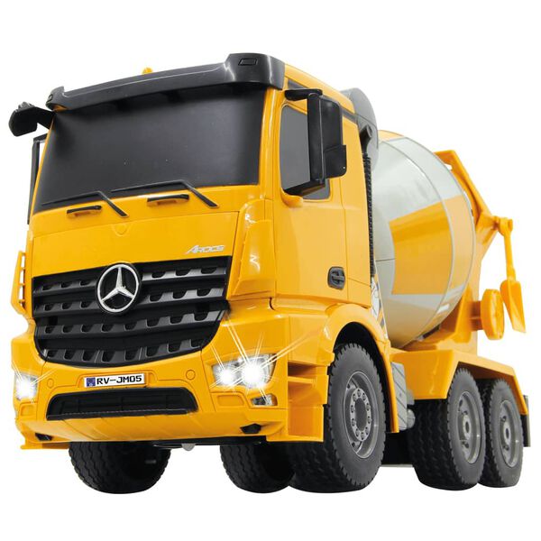 JAMARA Ferngesteuerter Betonmischer Mercedes-Benz Arocs 1:20 Gelb