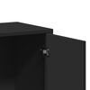 vidaXL Sideboard Schwarz 60x31x70 cm Holzwerkstoff