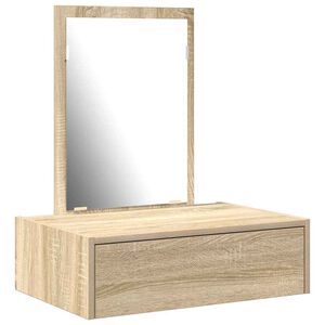 vidaXL Schminktisch mit Schubladen Braun 60 x 40 x 70 cm Holzwerkstoff
