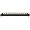 vidaXL Bettgestell Schwarz 75x190 cm Holzwerkstoff