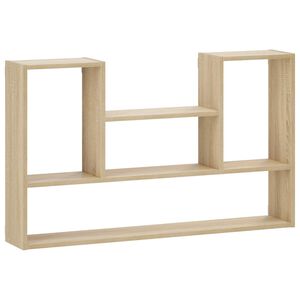 vidaXL Wandregal Sonoma-Eiche 100 x 17 x 60 cm Holzwerkstoff