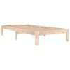 vidaXL Massivholzbett 90x190 cm