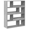 vidaXL B&uuml;cherregal Grau Sonoma 100x33x125,5 cm Holzwerkstoff
