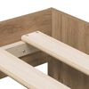 vidaXL Bettrahmen mit Speicher Artisan-Eiche 90 x 190 cm Holzwerkstoff