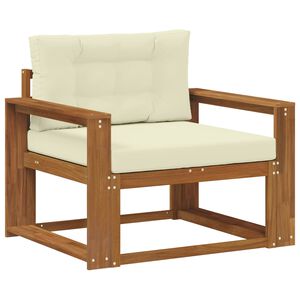 vidaXL Outdoor Mittelsofa Natur