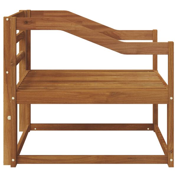 vidaXL Outdoor Mittelsofa Massivholz Akazie Natur