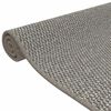 vidaXL Teppichläufer Sisal-Optik Silbern 50x100 cm