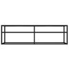 vidaXL TV-Schrank Transparent 140x40x40,5 cm Hartglas