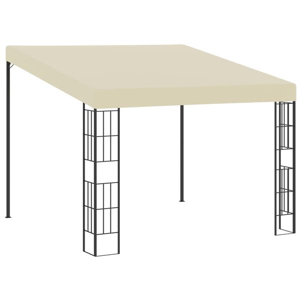 vidaXL Wand-Pavillon 3x3 m Creme Stoff