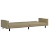 vidaXL Schlafsofa 2-Sitzer Cappuccino-Braun Kunstleder