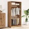 vidaXL Kleiderschrank Artisan-Eiche 100x50x200 cm Holzwerkstoff
