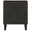 vidaXL Nachttische 2 Stk. Schwarz 40x33x46 cm Massivholz Mango