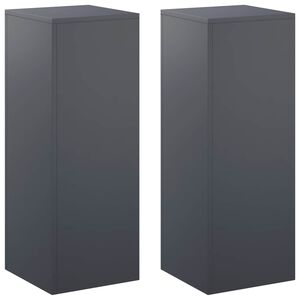 vidaXL Pflanzenst&auml;nder 2 pcs Anthrazit 30 x 30 x 80 cm