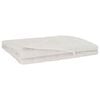 vidaXL Gewichtsdecke Wei&szlig; 200 x 225 cm 9 kg 100% Baumwolle 205T