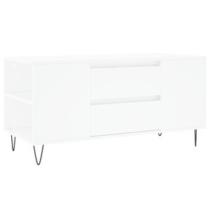 vidaXL Couchtisch Wei&szlig; 102x44,5x50 cm Holzwerkstoff