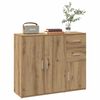 vidaXL Sideboard Artisan-Eiche 91 x 29,5 x 75 cm Holzwerkstoff