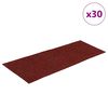 vidaXL Stufenmatten Selbstklebend 30 Stk. 60x25 cm Bordeauxrot Rechteckig