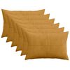 vidaXL Kissenbezug 6 pcs ALMELO Gelb 50 x 80 cm Cord