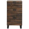 vidaXL Sideboard Braun 40 x 33 x 75 cm massives Mangoholz