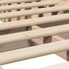 vidaXL Bettrahmen Braun 100 x 200 cm Massives Kiefernholz