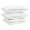vidaXL G&auml;nsedaunen-Bettdecken-Set 90% FULDA 3 stk. 240 x 260 cm Sommer