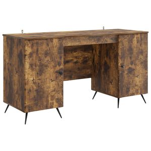 vidaXL Schreibtisch R&auml;uchereiche 142,5 x 50 x 75 cm Holzwerkstoff